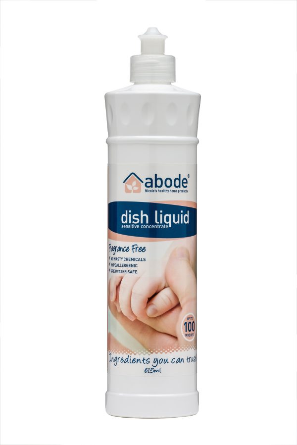 Abode Dish Liquid Fragrance Free (615ml)